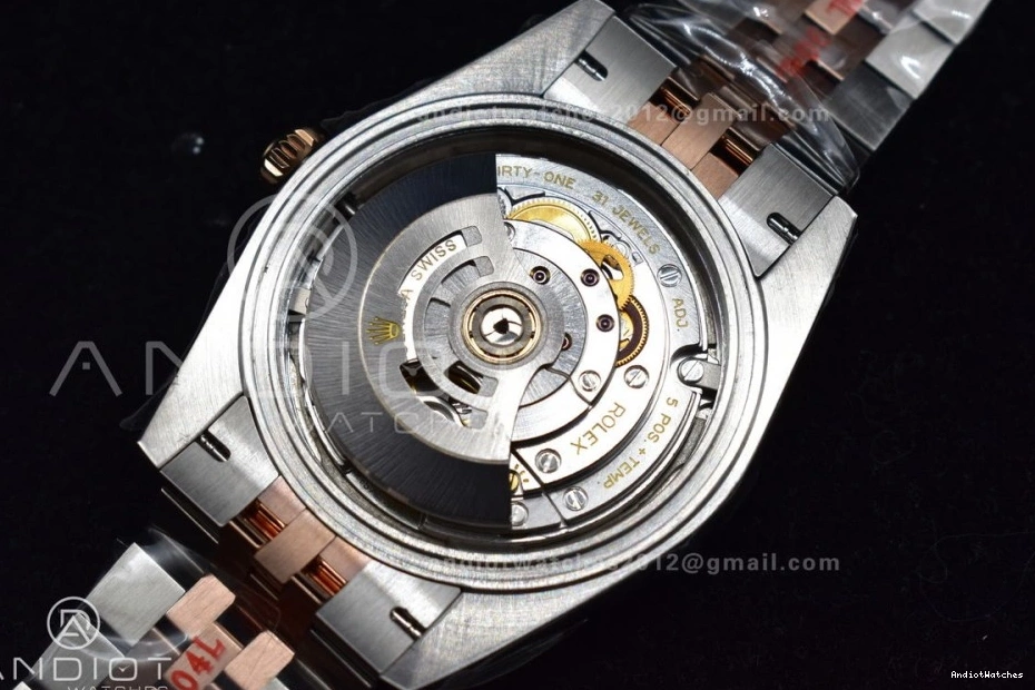 DateJust TimelessDesign Jubilee VS 126331 VSF Best 1:1 Edition Bracelet Dial 904L RG SS On Steel 41 Gold 397 Rose 0902